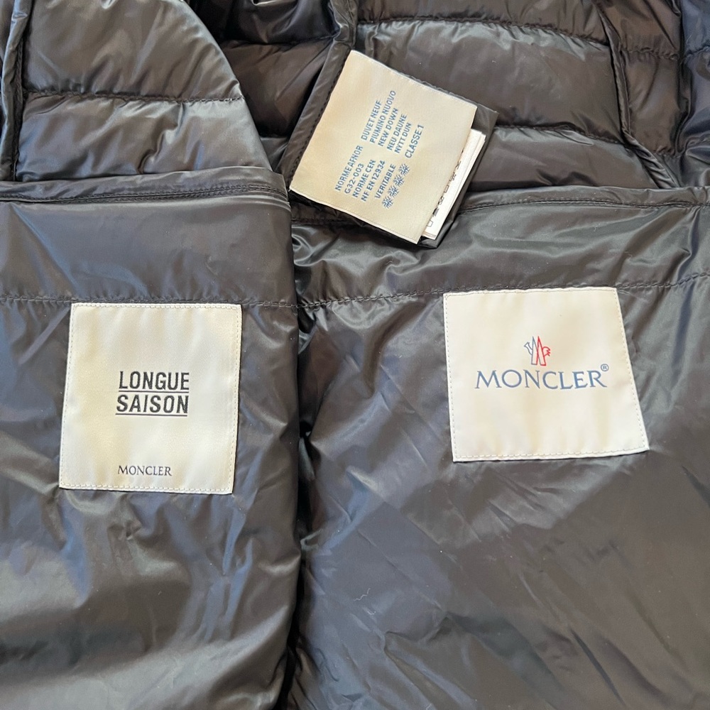 Moncler Black GRONDIN size 4 Women’s Authentic Goose Down - Picture 8 of 16